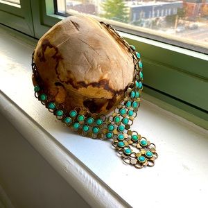 Lionette Bib Rainbow Opal necklace